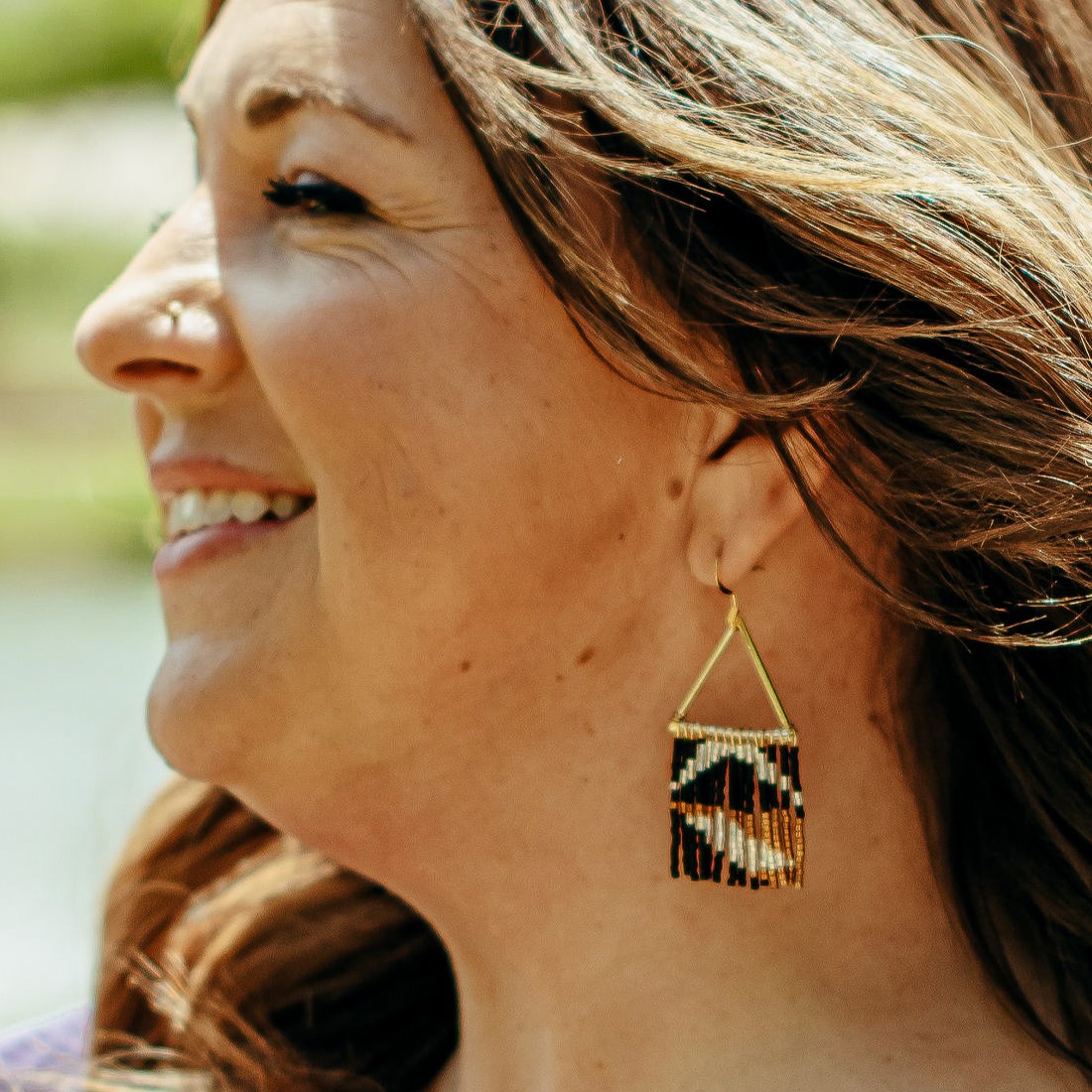 Becky being worn square