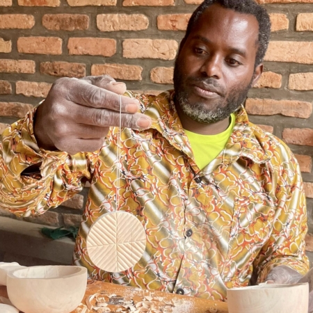 Carver with Lines & Legacy Ornament