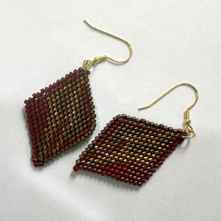 Abstract Diamond Earrings