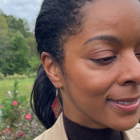 Abstract Diamond Earrings